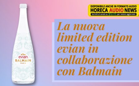 La nuova limited edition evian in collaborazione con Balmain
