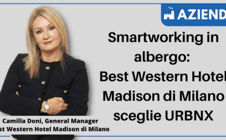 Smartworking in albergo: Best Western Hotel Madison di Milano sceglie URBNX