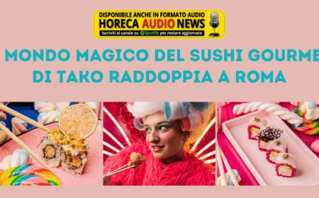 Il mondo magico del sushi gourmet di Tako raddoppia a Roma