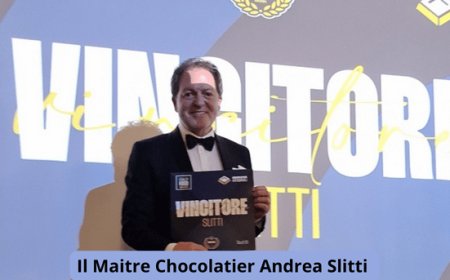 Il Maitre Chocolatier Andrea Slitti premiato agli Italy Food Awards
