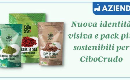 Nuova identità visiva e pack più sostenibili per CiboCrudo