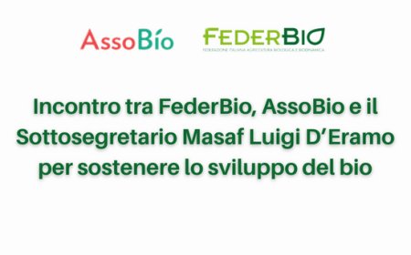 Incontro tra FederBio, AssoBio e il Sottosegretario Masaf Luigi D’Eramo per sostenere lo sviluppo del bio