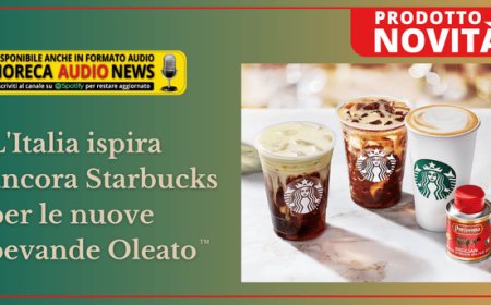 L'Italia ispira ancora Starbucks per le nuove bevande Oleato&#x2122;