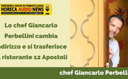 Lo chef Giancarlo Perbellini cambia indirizzo e si trasferisce al ristorante 12 Apostoli