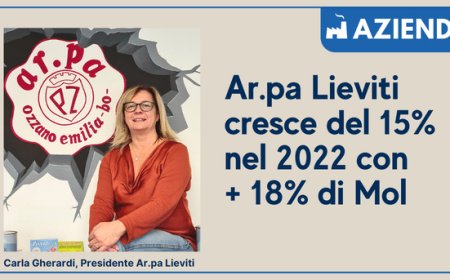 Ar.pa Lieviti cresce del 15% nel 2022 con + 18% di Mol