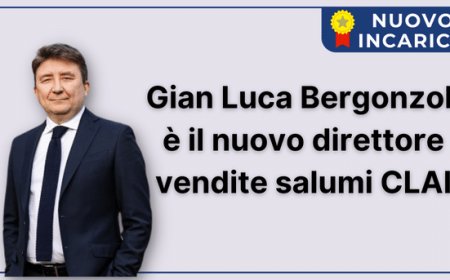 Gian Luca Bergonzoli è il nuovo direttore vendite salumi CLAI
