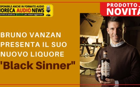 Bruno Vanzan presenta il suo nuovo liquore "Black Sinner"