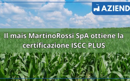 Il mais MartinoRossi SpA ottiene la certificazione ISCC PLUS
