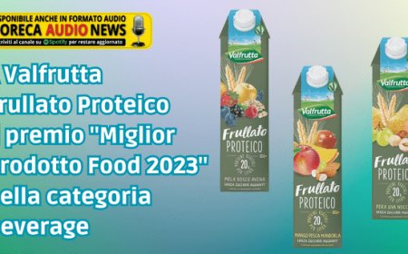 A Valfrutta Frullato Proteico il premio "Miglior Prodotto Food 2023" nella categoria Beverage