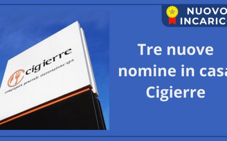 Tre nuove nomine in casa Cigierre