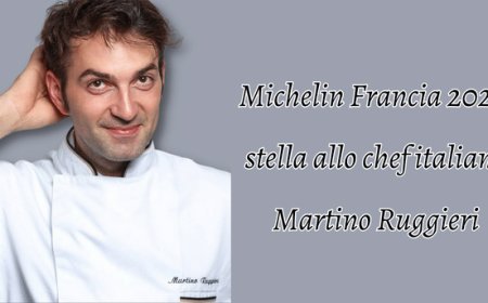 Michelin Francia 2023, stella allo chef italiano Martino Ruggieri