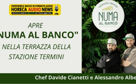 Apre "Numa al Banco" nella terrazza della Stazione Termini