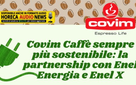 Covim Caffè sempre più sostenibile: la partnership con Enel Energia e Enel X