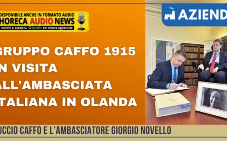 Gruppo Caffo 1915 in visita all'ambasciata italiana in Olanda