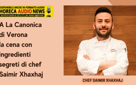 A La Canonica di Verona la cena con ingredienti segreti di chef Saimir Xhaxhaj