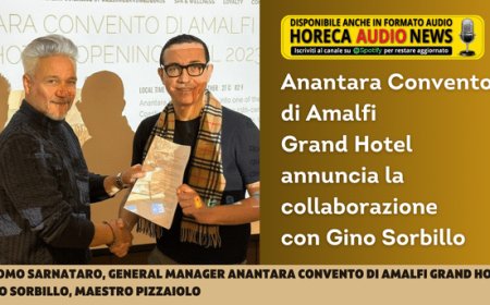 Anantara Convento di Amalfi Grand Hotel annuncia la collaborazione con Gino Sorbillo