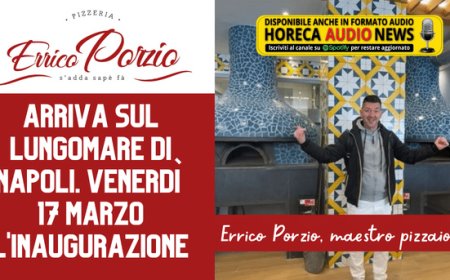 Errico Porzio arriva sul lungomare di Napoli. Venerdì 17 marzo l'inaugurazione