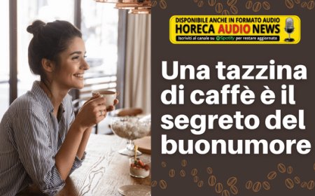 Una tazzina di caffè è il segreto del buonumore