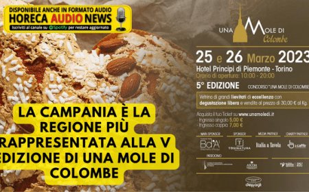 La Campania è la regione più rappresentata alla V edizione di Una Mole di Colombe