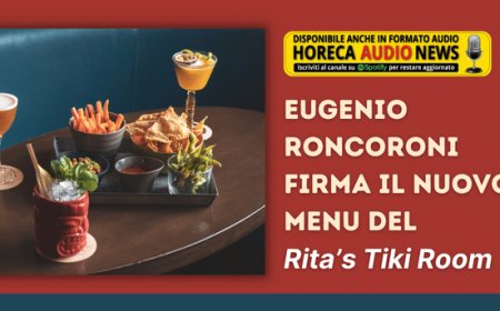 Eugenio Roncoroni firma il nuovo menu del Rita’s Tiki Room