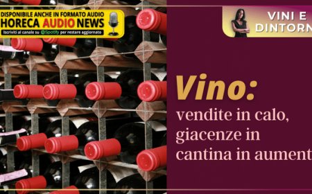 Vino: vendite in calo, giacenze in cantina in aumento