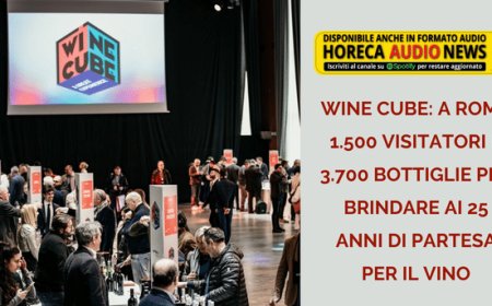 Wine Cube: a Roma 1.500 visitatori e 3.700 bottiglie per brindare ai 25 anni di Partesa per il Vino