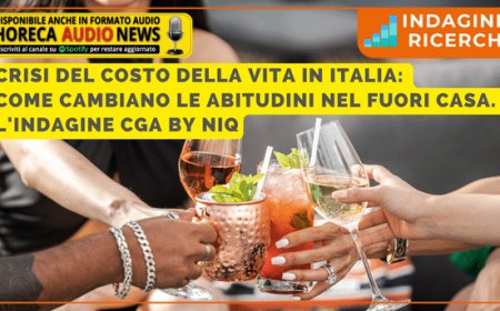 Crisi del costo della vita in Italia: come cambiano le abitudini nel fuori casa. L'indagine CGA by NIQ