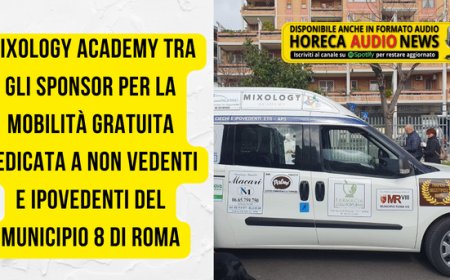 MIXOLOGY Academy tra gli sponsor per la mobilità gratuita dedicata a non vedenti e ipovedenti del Municipio 8 di Roma