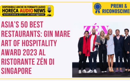 Asia’s 50 Best Restaurants: Gin Mare Art of Hospitality Award 2023 al ristorante Zén di Singapore