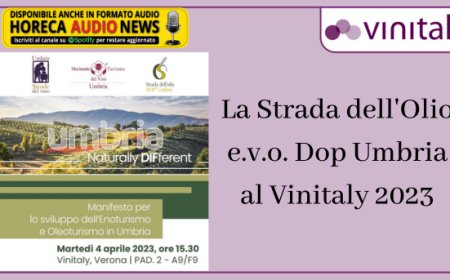 La Strada dell'Olio e.v.o. Dop Umbria al Vinitaly 2023