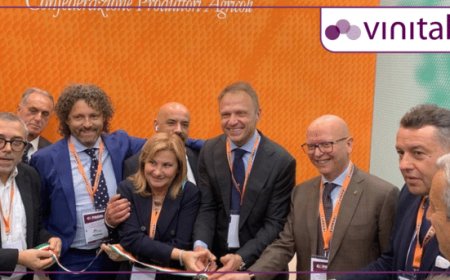 lo stand di Copagri inaugurato a Vinitaly