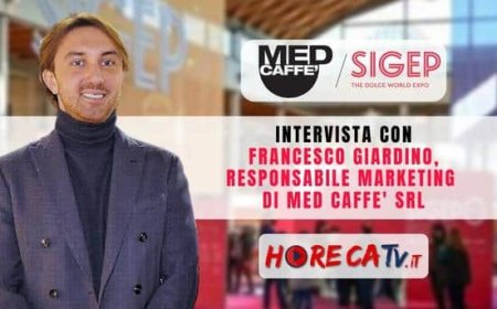 HorecaTv a Sigep 2023. Intervista con Francesco Giardino di MED CAFFE' Srl