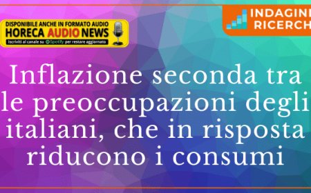 Inflazione seconda tra le preoccupazioni degli italiani, che in risposta riducono i consumi