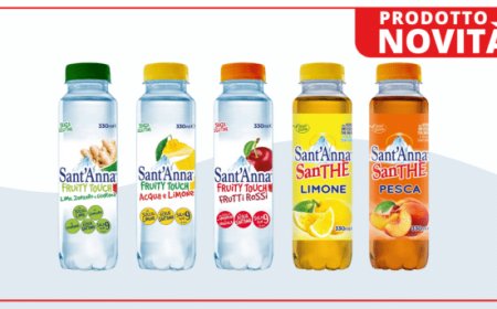 Acqua Sant’Anna presenta i nuovi formati per Fruity Touch e SanTHÈ