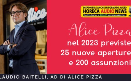 Alice Pizza: nel 2023 previste 25 nuove aperture e 200 assunzioni