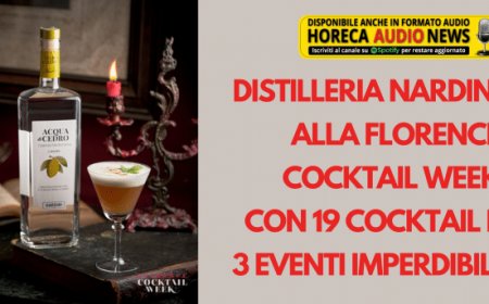 Distilleria Nardini alla Florence Cocktail Week con 19 cocktail e 3 eventi imperdibili