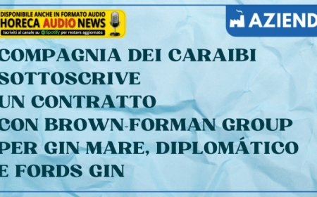 Compagnia dei Caraibi sottoscrive un contratto con Brown-Forman Grup per Gin Mare, Diplomático e Fords Gin
