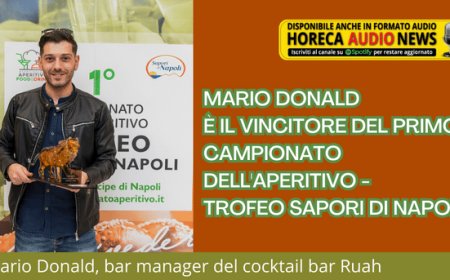 Mario Donald è il vincitore del primo Campionato dell'Aperitivo - Trofeo Sapori di Napoli