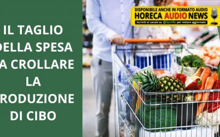 Il taglio della spesa fa crollare la produzione di cibo