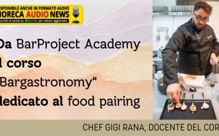 Da BarProject Academy il corso "Bargastronomy" dedicato al food pairing