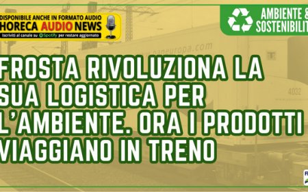 FRoSTA rivoluziona la sua logistica per l'ambiente. Ora i prodotti viaggiano in treno