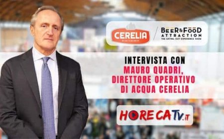 HorecaTv a Beer&Food Attraction 2023. Intervista con Mauro Quadri di Acqua Cerelia