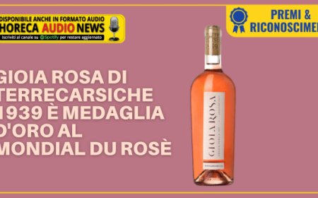 Gioia Rosa di Terrecarsiche 1939 è medaglia d'oro al Mondial du Rosè