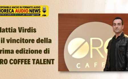 Mattia Virdis è il vincitore della prima edizione di ORO COFFEE TALENT