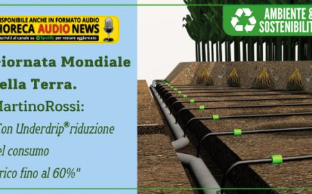 Giornata Mondiale della Terra. MartinoRossi: "Con Underdrip®riduzione del consumo idrico fino al 60%"