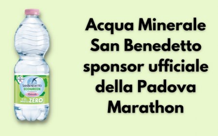 Acqua Minerale San Benedetto sponsor ufficiale della Padova Marathon