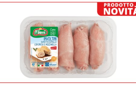 Fileni presenta gli Involtini di petto di pollo con speck e mozzarella
