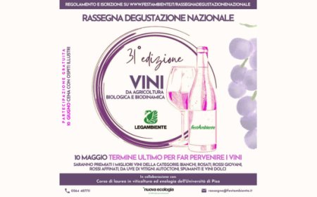 Torna la rassegna degustazione nazionale dei vini da agricoltura biologica e biodinamica di Legambiente