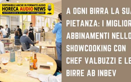 A ogni birra la sua pietanza: i migliori abbinamenti nello showcooking con chef Valbuzzi e le birra AB InBev