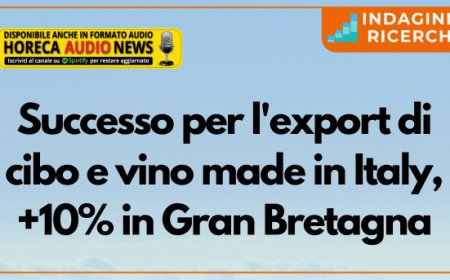 Successo per l'export di cibo e vino made in Italy, +10% in Gran Bretagna
